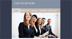 Desktop Screenshot of ewixonartwork.com