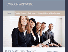 Tablet Screenshot of ewixonartwork.com